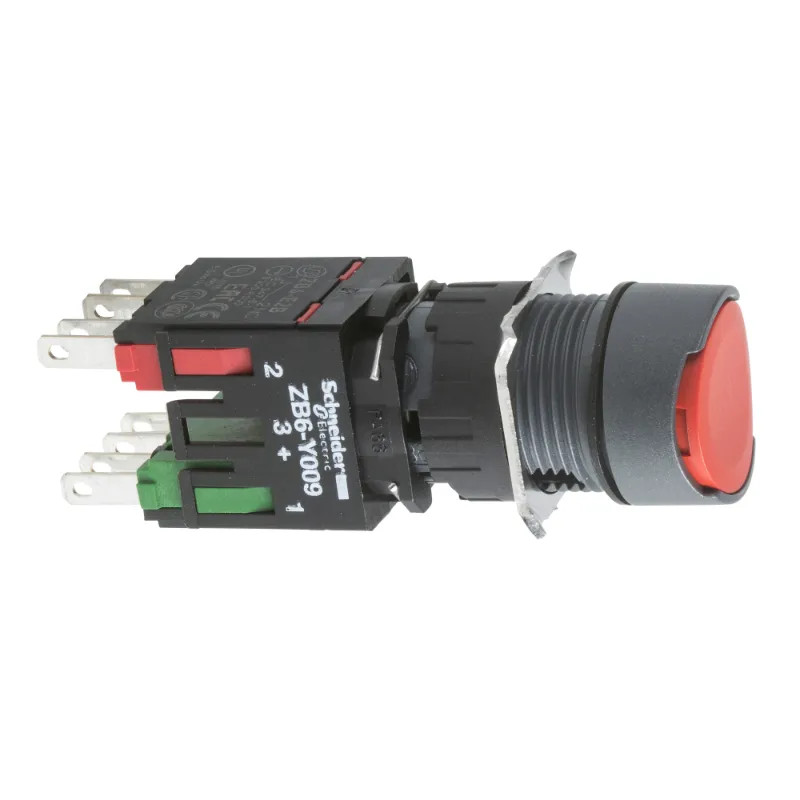BOUTONPOUSSOIR ROUGE DIAM - XB6AA42B Schneider Electric