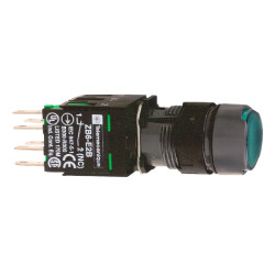 BOUTONPOUSSOIR LUMINEUX V - XB6AF3B1B Schneider Electric