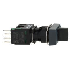 BOUTON TOURNANT NOIR DIAM - XB6DD221B Schneider Electric