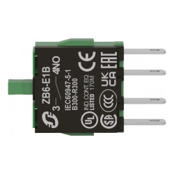 Harmony ZB6 - bloc contact pour bouton - Ø16mm - 1F - alliage d'argent - ZB6E1B Schneider Electric