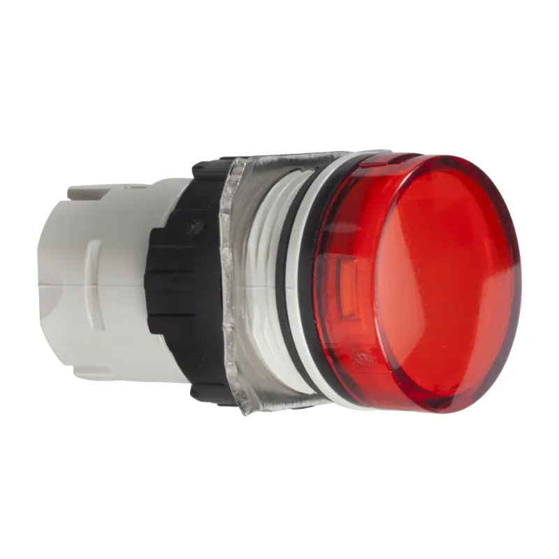 Harmony ZB6 - tête ronde pour voyant - Ø16mm - cabochon lisse - rouge - ZB6AV4 Schneider Electric