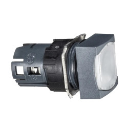 Harmony ZB6 - tête carrée pour bouton-poussoir lumineux - Ø16mm - blanc - ZB6CW1 Schneider Electric