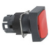 Harmony ZB6 - tête rectangulaire pour bouton-poussoir - Ø16mm - rouge - ZB6DA4 Schneider Electric