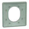 Ovalis - plaque de finition - 1 poste - sauge - S320702A Schneider Electric