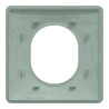 Ovalis - plaque de finition - 1 poste - sauge - S320702A Schneider Electric