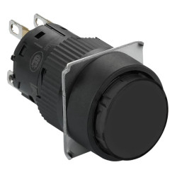 POUS.ROND.NOIR.N O.IP65 - XB6EAA21P Schneider Electric