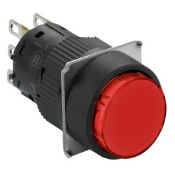 POUS.ROND.ROUGE.N O.IP65 - XB6EAA41P Schneider Electric