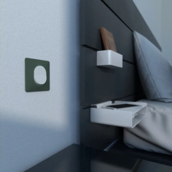 Ovalis - plaque de finition - 1 poste - vert forêt - S320702B Schneider Electric