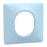 Ovalis - plaque de finition - 1 poste - bleu azurin - S320702C Schneider Electric