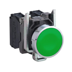 BOUTON POUSSOIR VERT AFFL - XB4BA35 Schneider Electric