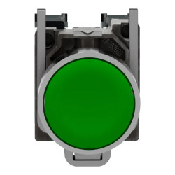 BOUTON POUSSOIR VERT AFFL - XB4BA35 Schneider Electric