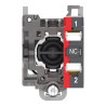Harmony XB4 - bouton poussoir à impulsion - Ø22 - rouge - 1O - Push In - XB4BA425 Schneider Electric