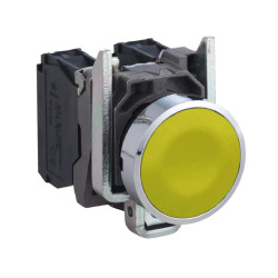 BOUTON POUSSOIR, JAUNE, 1 - XB4BA55 Schneider Electric