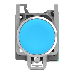 Harmony XB4 - bouton poussoir à impulsion - Ø22 - bleu - 1F - Push In - XB4BA615 Schneider Electric