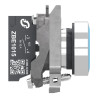 Harmony XB4 - bouton poussoir à impulsion - Ø22 - bleu - 1F - Push In - XB4BA615 Schneider Electric