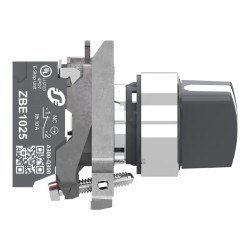 BT MANETTE NOIR 1F+1O PUSH IN - XB4BD255 Schneider Electric