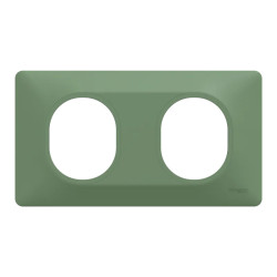 Plaque 2 post Hor 71 mm Vert F - S320704B Schneider Electric