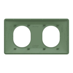 Plaque 2 post Hor 71 mm Vert F - S320704B Schneider Electric