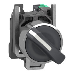 BT MANETTE NOIR 1F PUSH IN - XB4BD415 Schneider Electric