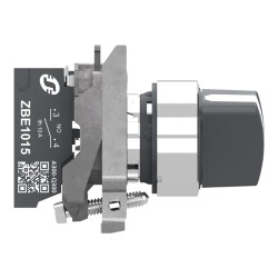 BT MANETTE NOIR 1F PUSH IN - XB4BD415 Schneider Electric