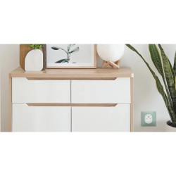 Plaque 2 post Hor 71 mm Bleu A - S320704C Schneider Electric