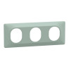 Plaque 3 post Hor 71 mm Sauge - S320706A Schneider Electric
