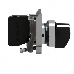 BOUTON TOURNANT NOIR DIAM - XB4BJ21 Schneider Electric