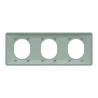 Plaque 3 post Hor 71 mm Sauge - S320706A Schneider Electric