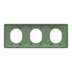 Plaque 3 post Hor 71 mm Vert F - S320706B Schneider Electric