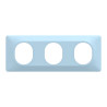 Plaque 3 post Hor 71 mm Bleu A - S320706C Schneider Electric