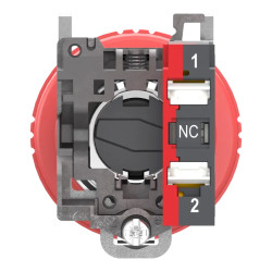 AU 1O PUSH IN XB4 - XB4BS84425 Schneider Electric