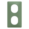 Plaque 2 post Vert 71mm Vert F - S320724B Schneider Electric