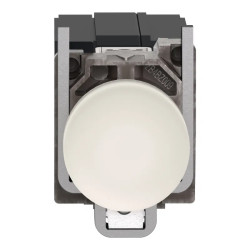 Harmony XB4 - voyant lumineux BA9s - Ø22 - blanc - 230V - vis étrier - XB4BV41 Schneider Electric
