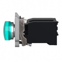 Harmony XB4 - voyant lumineux BA9s - Ø22 - vert - 230V - vis étrier - XB4BV43 Schneider Electric