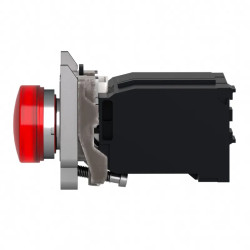 Harmony XB4 - voyant lumineux BA9s - Ø22 - rouge - 230V - vis étrier - XB4BV44 Schneider Electric