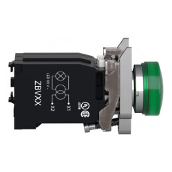 VOYANT VERT A DEL INTEGRE - XB4BV5B3 Schneider Electric