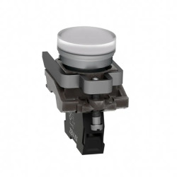 Harmony XB4 - voyant lumineux DEL - Ø22 - blanc - 24V - vis étrier - XB4BVB1 Schneider Electric