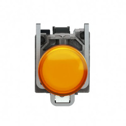 Harmony XB4 - voyant lumineux DEL - Ø22 - orange - 24V - vis étrier - XB4BVB5 Schneider Electric