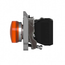 Harmony XB4 - voyant lumineux DEL - Ø22 - orange - 24V - vis étrier - XB4BVB5 Schneider Electric