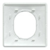 Plaque 1 poste Blanc Argent C - S320702F Schneider Electric