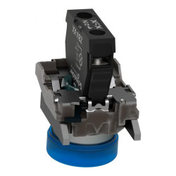 Harmony XB4 - voyant lumineux DEL - Ø22 - bleu - 230V - vis étrier - XB4BVM6 Schneider Electric