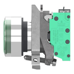 BP VERT PUSH IN 1F+1O - XB4BW33B55 Schneider Electric