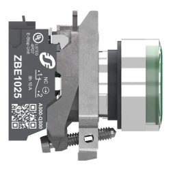 BP VERT PUSH IN 1F+1O - XB4BW33B55 Schneider Electric