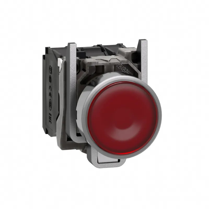 Harmony XB4 - poussoir lumineux LED - 1F+1O - rouge - Ø22 - 110VAC - XB4BW34G5 Schneider Electric