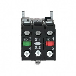 Harmony XB4 - poussoir lumineux LED - 1F+1O - rouge - Ø22 - 110VAC - XB4BW34G5 Schneider Electric