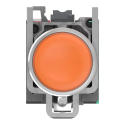 BP ORANGE PUSH IN 1F+1O - XB4BW35B55 Schneider Electric