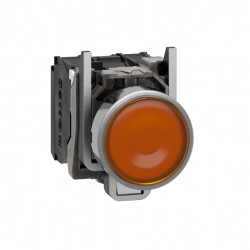 Harmony XB4 - poussoir lumineux LED - 1F+1O - orange - Ø22 - 230VAC - XB4BW35M5 Schneider Electric