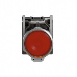 Harmony XB4 - poussoir lumineux LED - 1F+1O - orange - Ø22 - 230VAC - XB4BW35M5 Schneider Electric