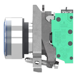 BP BLEU PUSH IN 1F+1O - XB4BW36B55 Schneider Electric