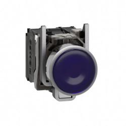 Harmony XB4 - poussoir lumineux LED - 1F+1O - bleu - Ø22 - 110VAC - XB4BW36G5 Schneider Electric